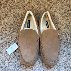 Lands End Mens Shearling Slippers